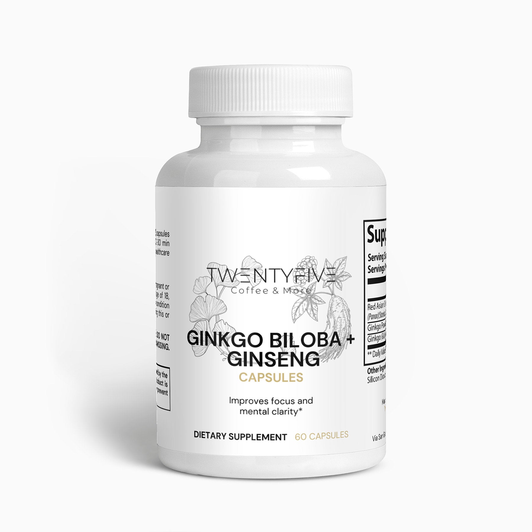 Ginkgo Biloba + Ginseng Twentyfivecoffee