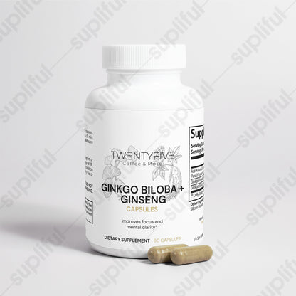 Ginkgo Biloba + Ginseng Twentyfivecoffee