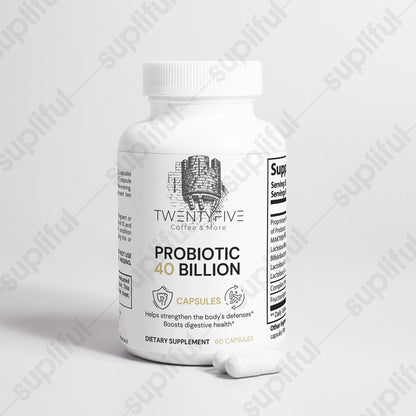 Probiotic 40 Billion with Prebiotics Twentyfivecoffee