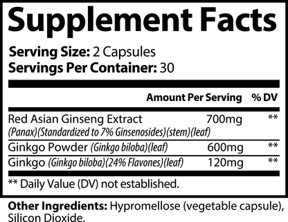 Ginkgo Biloba + Ginseng Twentyfivecoffee