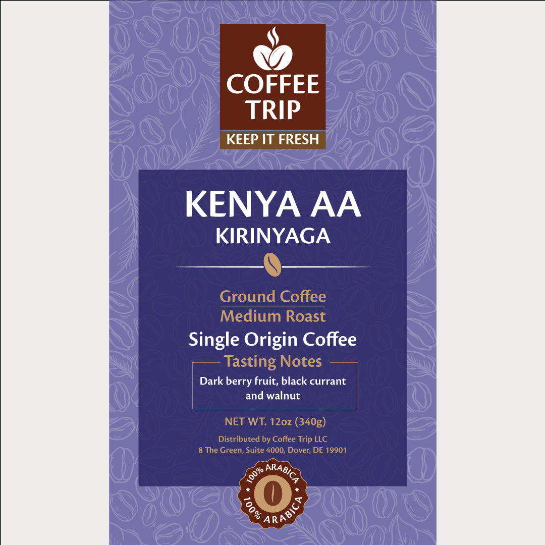 KENYA AA Kirinyaga, Ground coffee, Dark roast Scarlet Hera