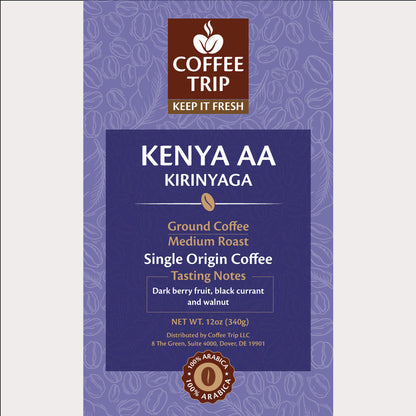 KENYA AA Kirinyaga, Ground coffee, Dark roast Scarlet Hera