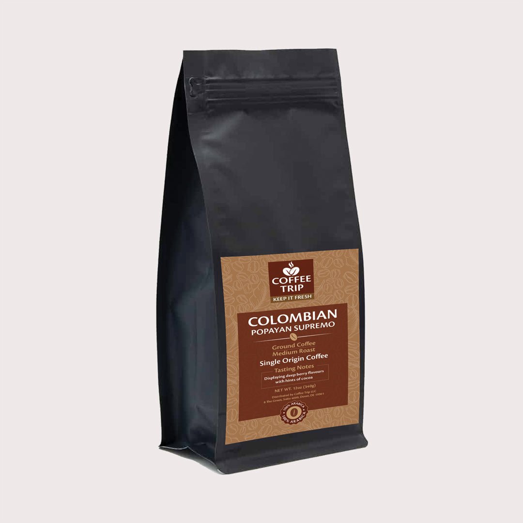 COLOMBIAN Popayan SUPREMO, Ground coffee, Medium roast - TwentyfivecoffeeTwentyfivecoffeeCOLOMBIAN Popayan SUPREMO, Ground coffee, Medium roast Scarlet HeraCOLOMB - SUPR - GR - 12 - 01Food & Beverage