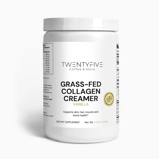 Grass-Fed Collagen Creamer (Vanilla) TWENTYFIVECOFFEE