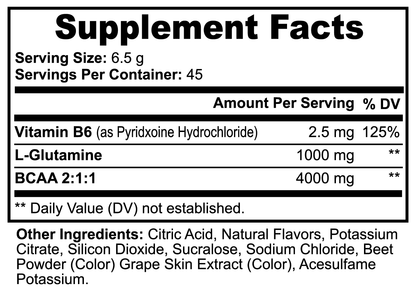 BCAA Post Workout Powder (Honeydew/Watermelon) Twentyfivecoffee